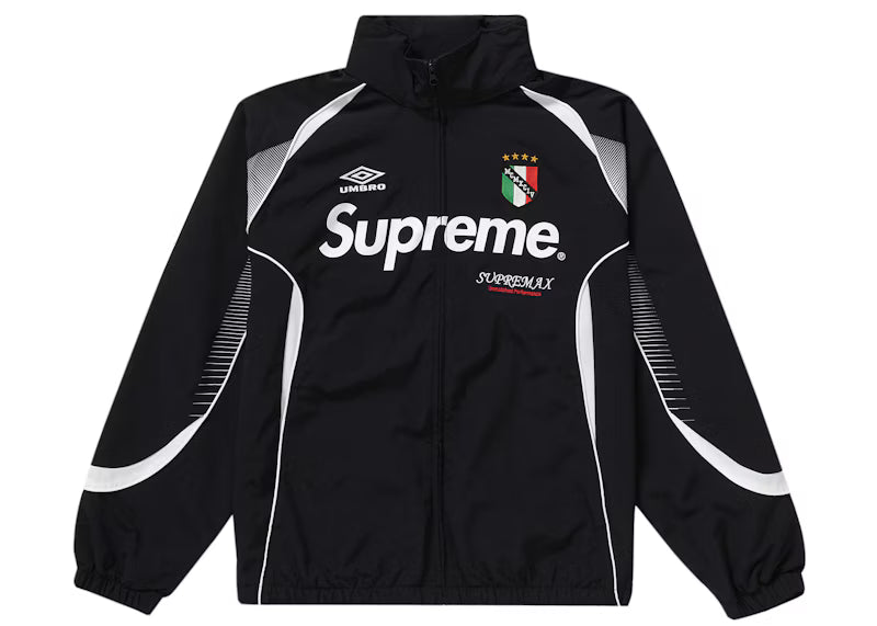 Supreme Umbro Track Jacket Black - frontal