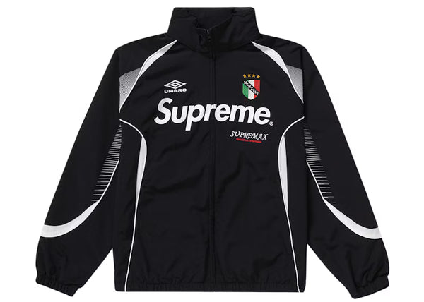 Supreme Umbro Track Jacket Black - frontal