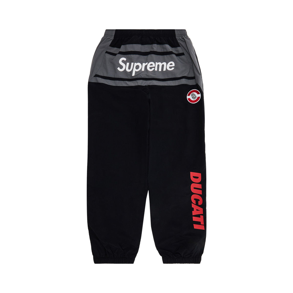 Supreme x Ducati Track Pant 'Black' - frontal