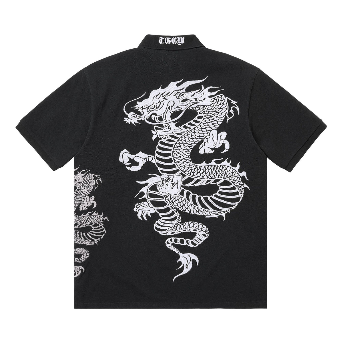 Supreme x The Great China Wall Dragon Polo 'Black' - posterior