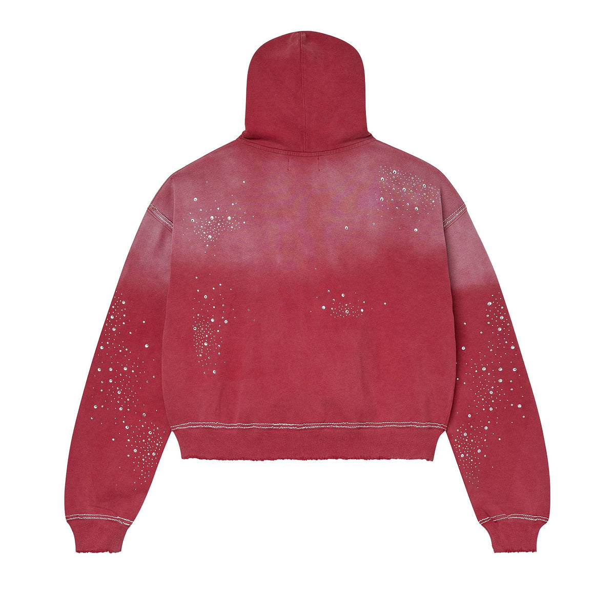 Vale Forever Classico Zip Up Hoodie 'Ruby' - posterior