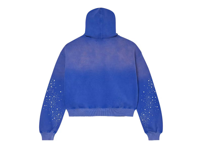 Vale Forever Classico Zip Up Hoodie Sapphire - posterior