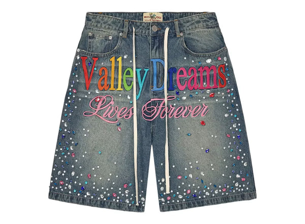 Vale Forever Ice Cream Jorts Light Rinse - frontal