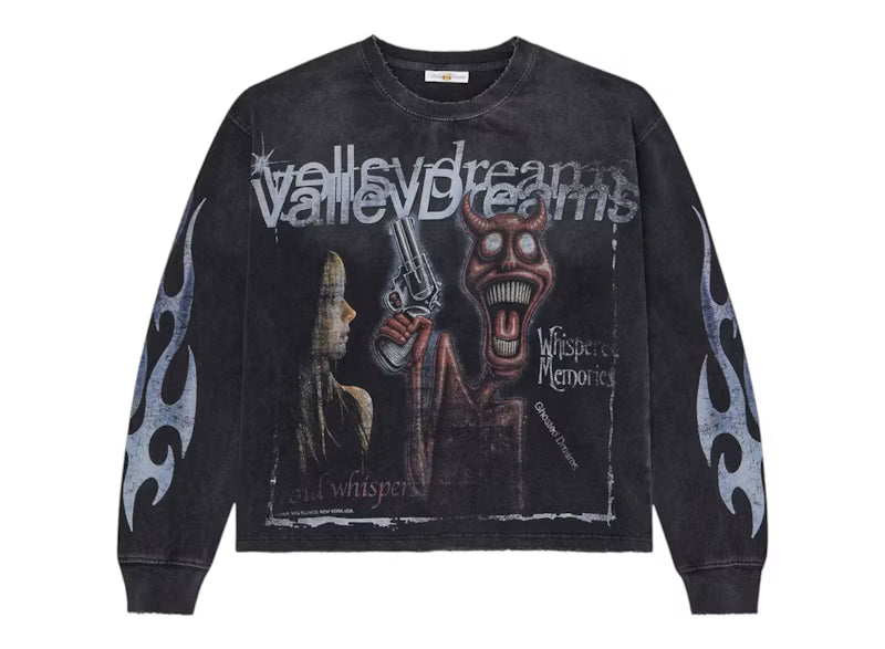 Vale Forever Psychopath L/S T-shirt Black - frontal