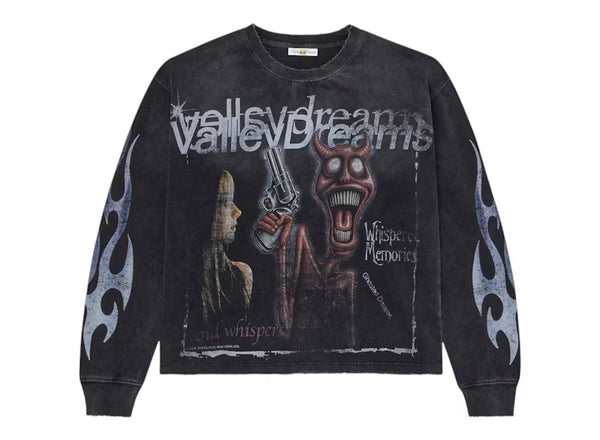 Vale Forever Psychopath L/S T-shirt Black - frontal