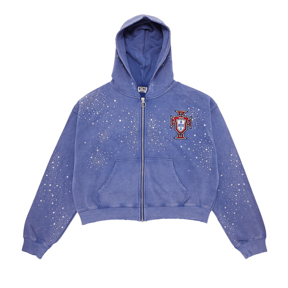 Vale Forever Sea Cluster Zip Up 'Light Blue' - frontal