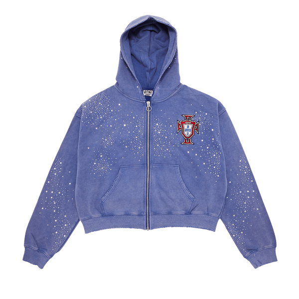 Vale Forever Sea Cluster Zip Up 'Light Blue' - frontal