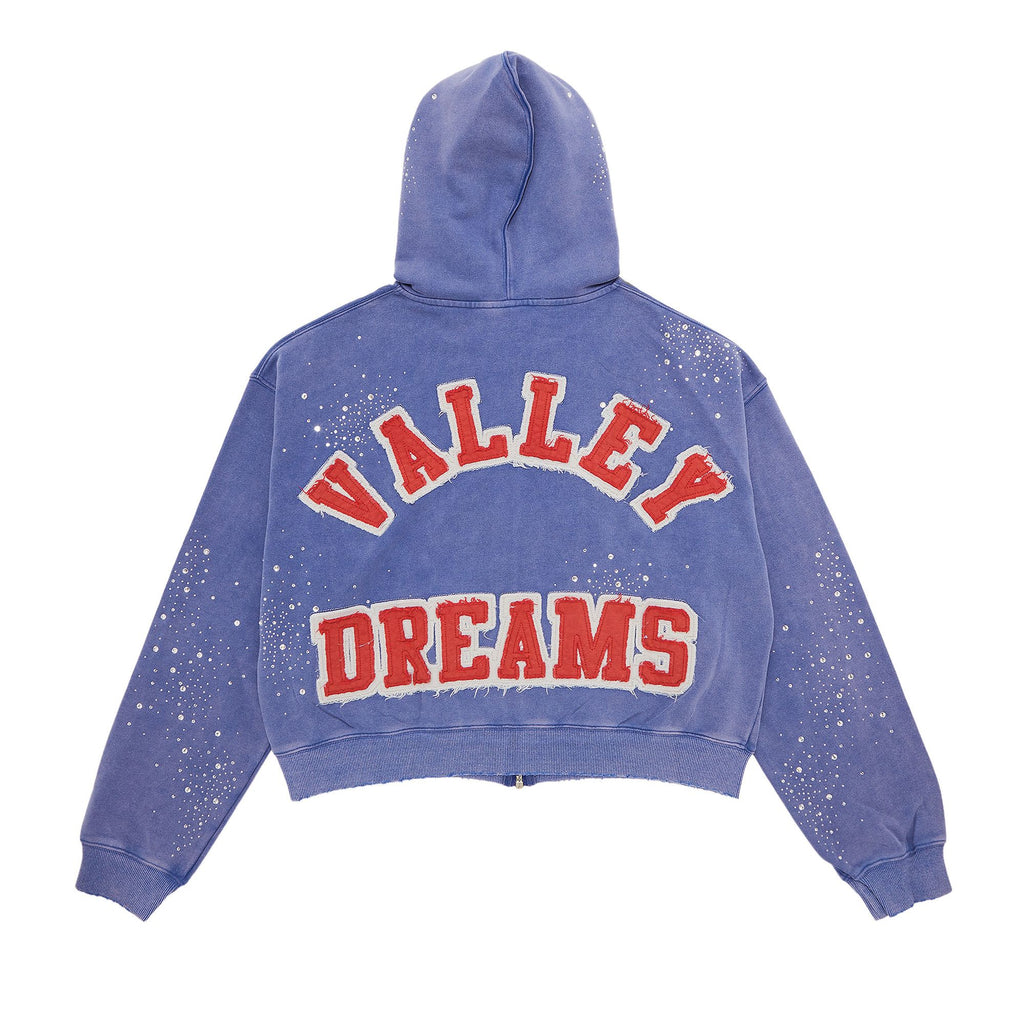 Vale Forever Sea Cluster Zip Up 'Light Blue' - posterior