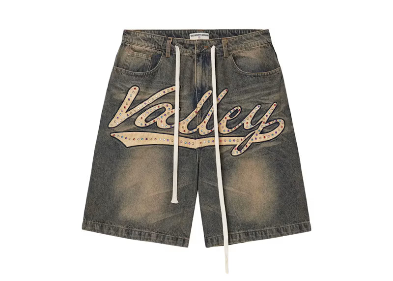 Vale Forever Skittles Jorts Mid Blue - frontal