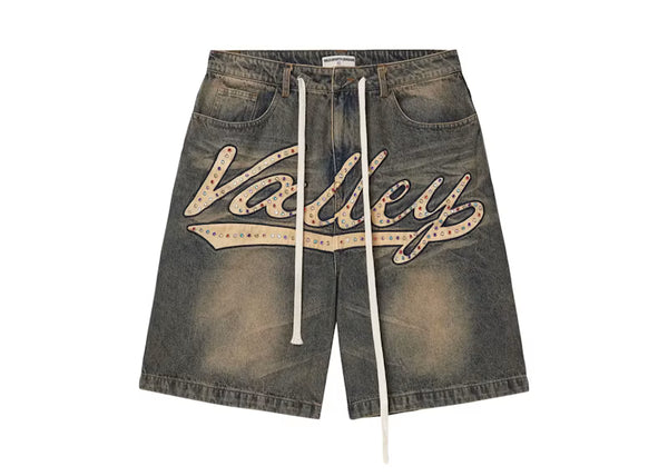 Vale Forever Skittles Jorts Mid Blue - frontal
