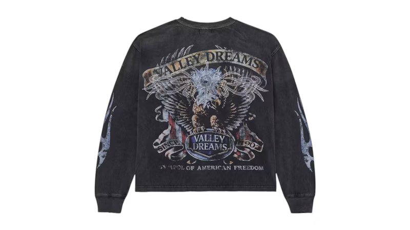 Vale Forever Valley Bling Long-Sleeve Tee Black - posterior