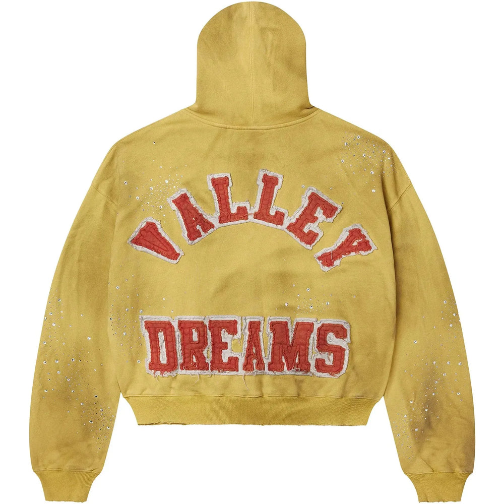 VALLEY DREAMS Vale Forever Sun Custered Zip Up 'Yellow' - posterior