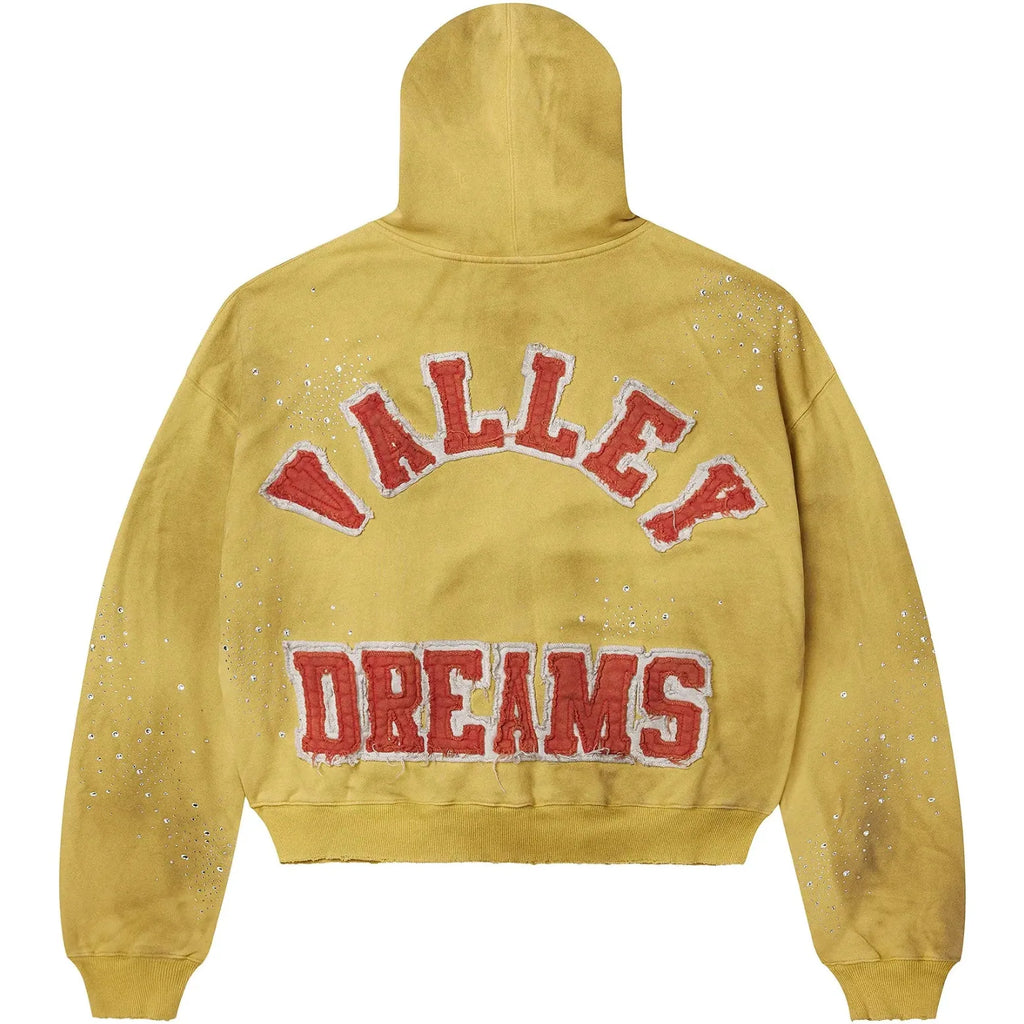 VALLEY DREAMS Vale Forever Sun Custered Zip Up 'Yellow' - posterior